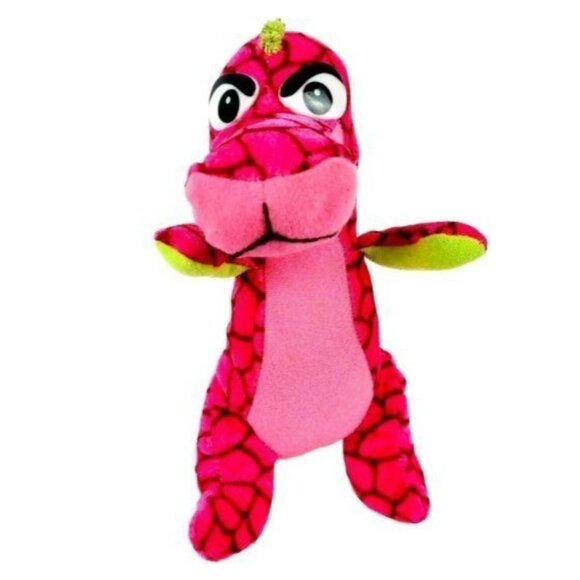 Classic Toy Company Pink Dragon 9 in Plush Green Scales Stuffed Animal Fantasy - Picture 1 of 7